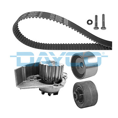 Image of DAYCO - Pompa acqua + Kit cinghie dentate 8021787982886