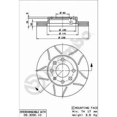 Image of BREMBO - Disco  freno  (Set per pacco) 8020584011249