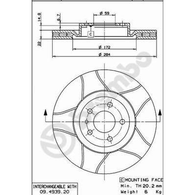 Image of BREMBO - Disco  freno  (Set per pacco) 8020584011324