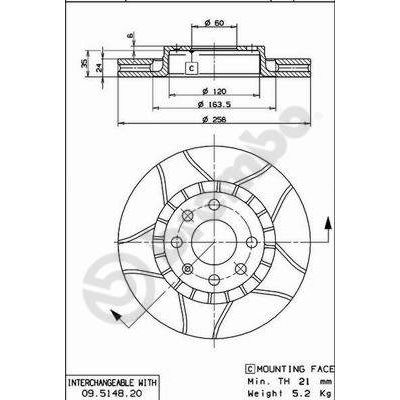 Image of BREMBO - Disco  freno  (Set per pacco) 8020584011348