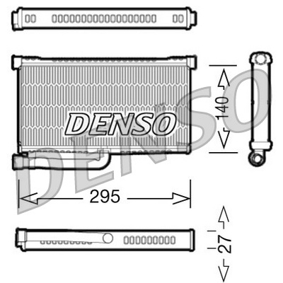 Image of DENSO - Kachelradiateur, interieurverwarming