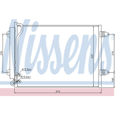 Image of NISSENS - Condensor, airconditioning