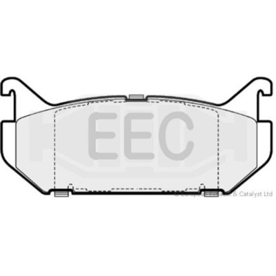Image of EEC - Kit pastiglie freno, Freno a disco %EAN%