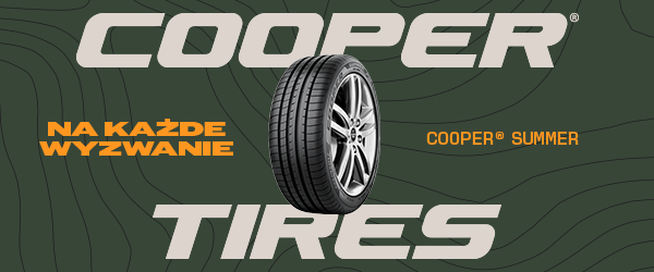 Opony Cooper z gwarancją zwrotu pieniędzy. Większa wydajność. Większy komfort.