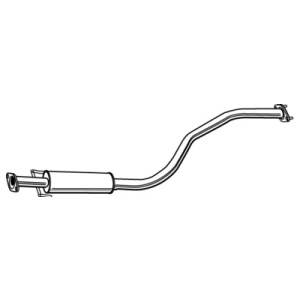 Amortecedor, Panela de escape central