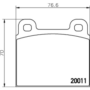 Kit de placa de travão