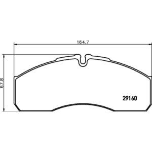 Kit de placa de travão