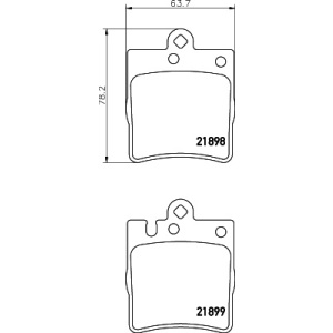 Kit de placa de travão