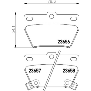 Kit de placa de travão