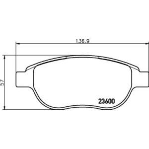Kit de placa de travão