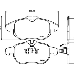 Kit de placa de travão
