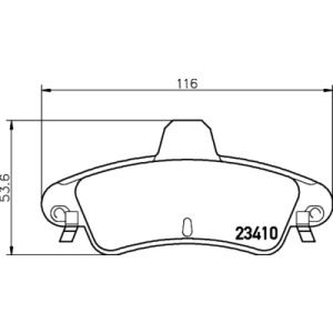 Kit de placa de travão
