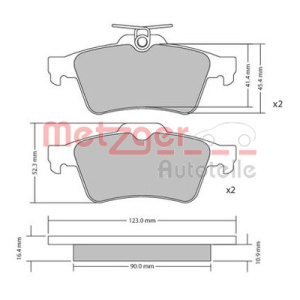 Kit de placa de travão