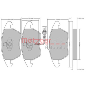 Kit de placa de travão