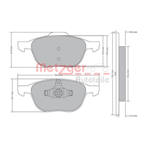 Kit de placa de travão