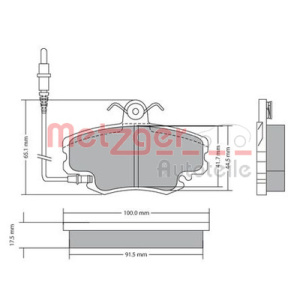 Kit de placa de travão