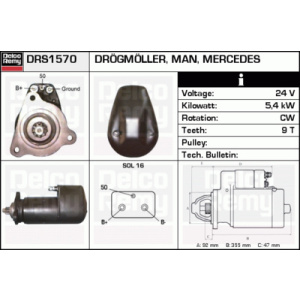 Remanufactured DELCO REMY (Heavy Duty), Starter