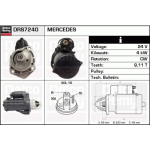 Remanufactured DELCO REMY (Heavy Duty), Starter