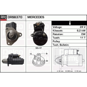 Remanufactured DELCO REMY (Heavy Duty), Starter