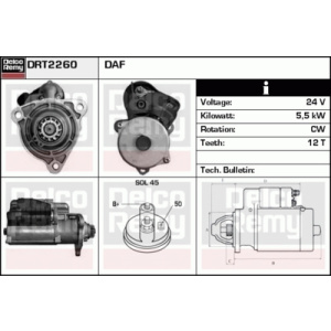Remanufactured DELCO REMY (Heavy Duty), Starter