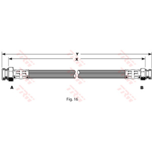 Tubo flexível, Sistema hidráulico de travagem
