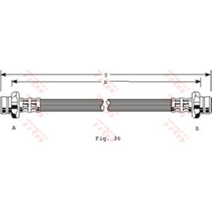 Tubo flexível, Sistema hidráulico de travagem