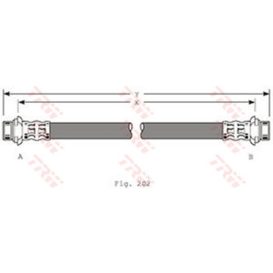 Tubo flexível, Sistema hidráulico de travagem