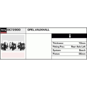 Calipers, Pinça de travão