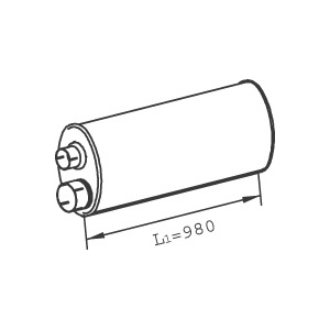 Amortecedor, Panela de escape central