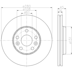 PRO, Disco de travão