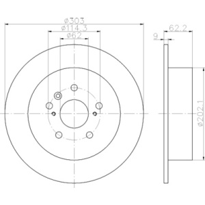 PRO, Disco de travão