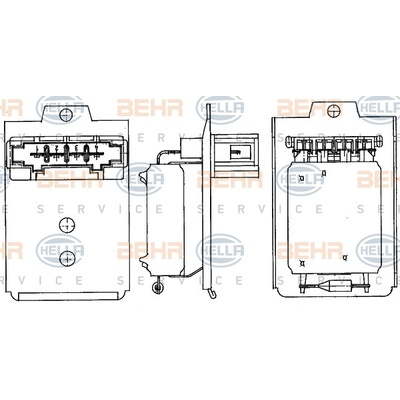 Hella Weerstand Interieurventilator hellahella kgaa hueck co kopen in de aanbieding
