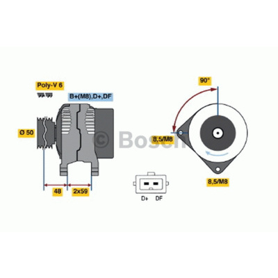 Boschautomotive Bosch Dynamo Alternator boschautomotive kopen in de aanbieding