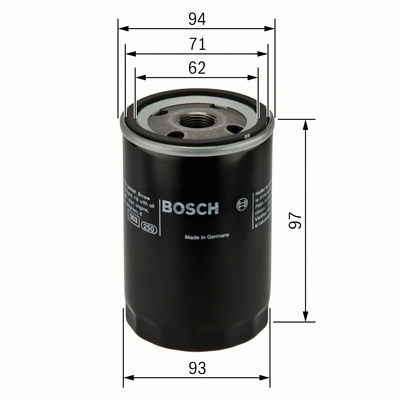 Boschautomotive Bosch Oliefilter boschautomotive kopen in de aanbieding