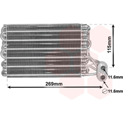 Van Wezelvan Wezel Verdamper Airconditioning van wezelvan wezel kopen in de aanbieding