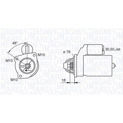 Magneti Marelli Startmotor Starter magneti marelliafter market parts and se kopen in de aanbieding
