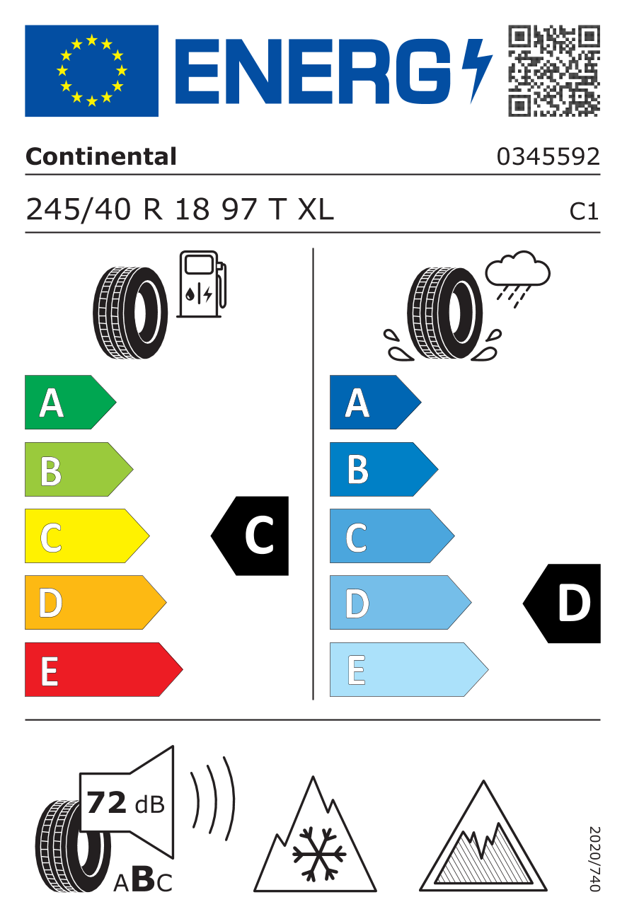 EU-Reifenlabel/ Effizienzklassen