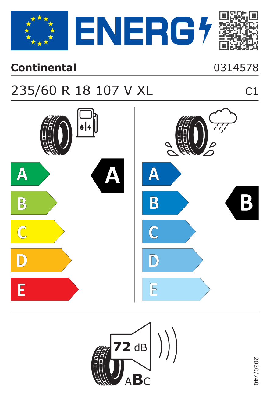 EU-Reifenlabel/ Effizienzklassen