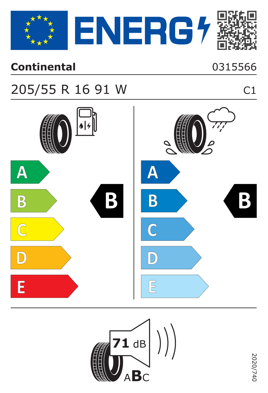 EU-Reifenlabel/ Effizienzklassen