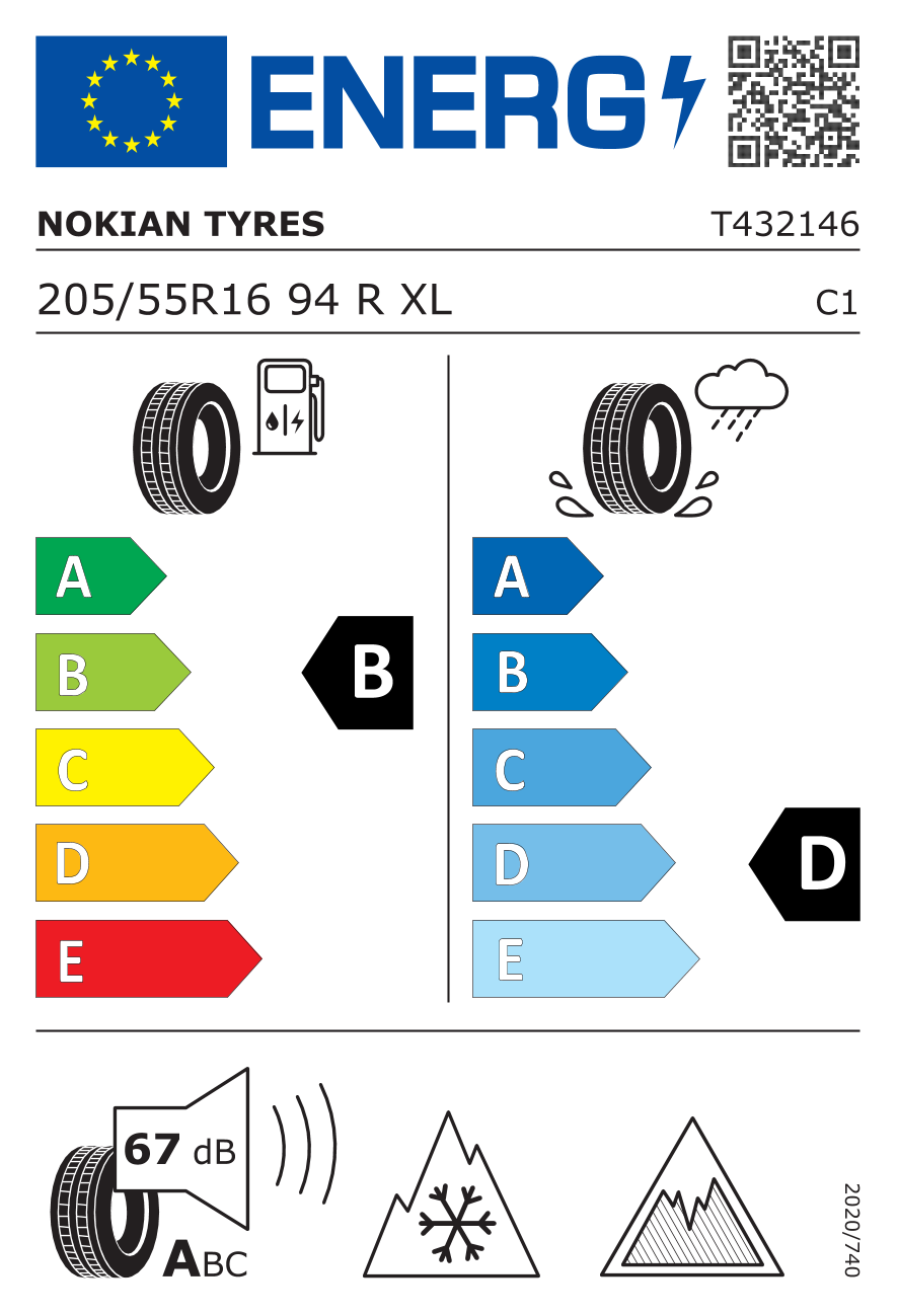 Etichettatura UE pneumatici / Classi di efficienza