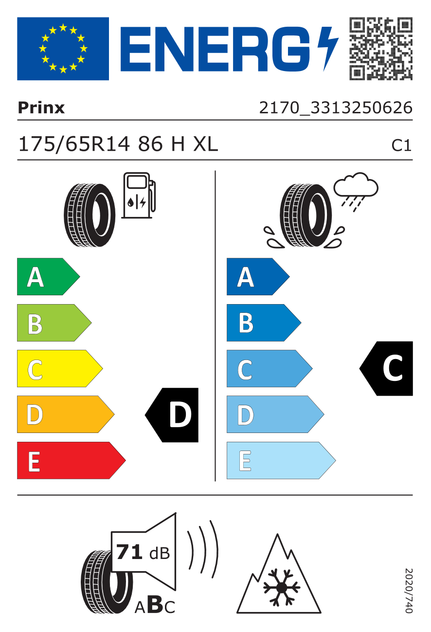 EU-Reifenlabel/ Effizienzklassen