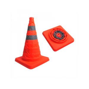 Safety cone collapsible