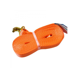 Tie down strap with ratchet + 2 hooks 8 meter 5000kg
