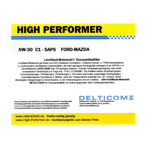 5W-30 SAPS C1 Ford+Mazda+Volvo