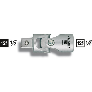 HAZET Articulação universal 920 . Quadrado oco 12,5 mm (1/2 polegadas) . Quadrado maciço 12,5 mm (1/2 polegadas)