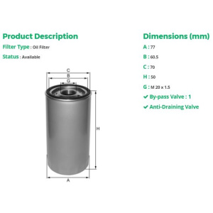Filtro, Óleo do motor