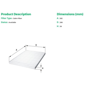 Filtro, Ar do habitáculo
