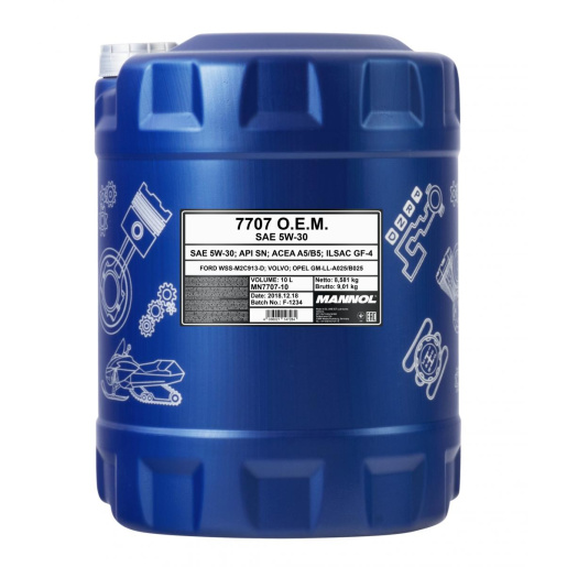 Mannol 7707 O.E.M. for Ford Volvo 5W-30