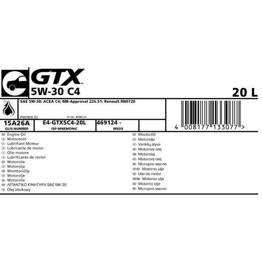 GTX 5W-30 C4