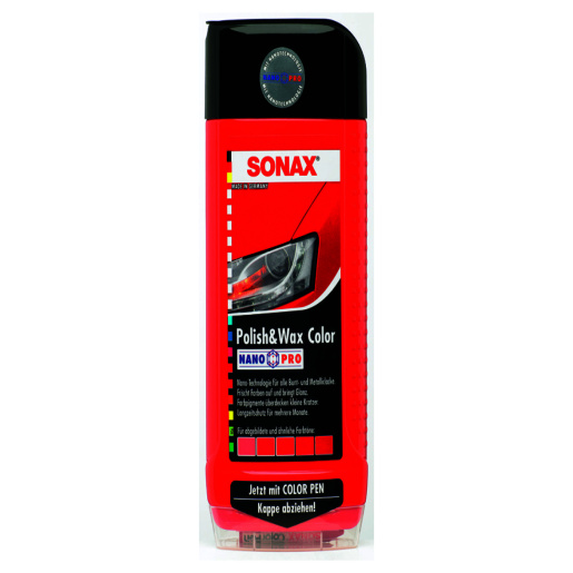 Polish und Wax Color NanoPro rot